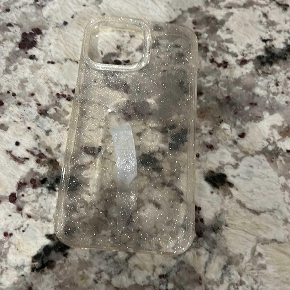 Size 13 pro max gold sparkle Loopy phone case